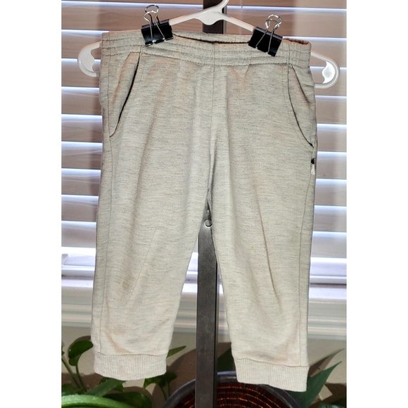 Have Fun White Speckled Light Gray Grey Baby Toddler Sweatpants 1T 12M - Picture 1 of 4